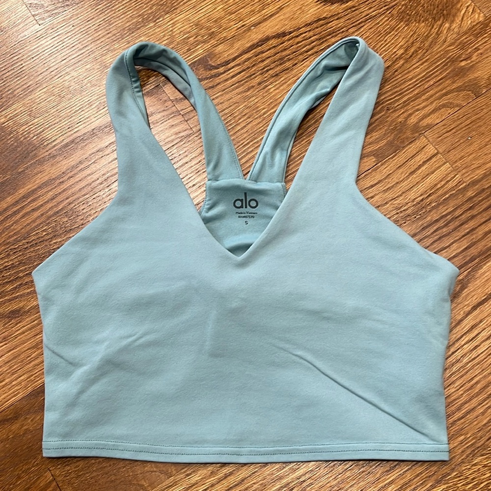ALO Yoga Sports Bra in Light Blue
